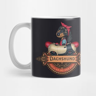 Dachshund Open Road Piper Mug